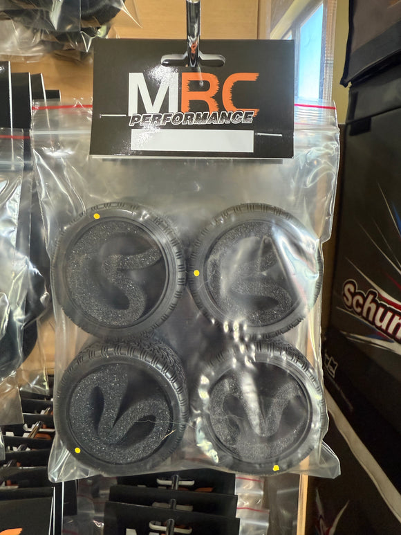 MRC NZRCS Control Tire Pair Yellow (Hard)