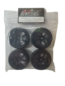RUSH VR3 SevenSpoke 20X Black High Precision Touring Tires