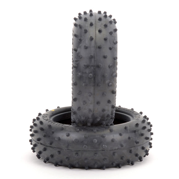 U6557 Mini Spike 2; Front Tyres - Yellow (pr)