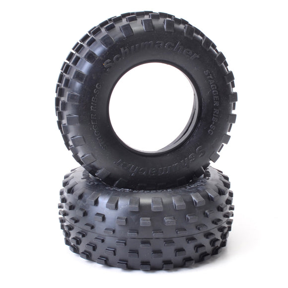 U6783 Short Course Stagger Rib - Silver