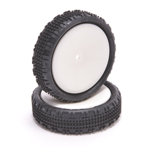 U6904 Fusion Slim - 1/10 2WD Tyres - Yellow - Pre-Glued