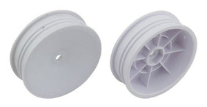 Team Associated 12mm Hex 2.2" "Slim" Front Buggy Wheels (White)