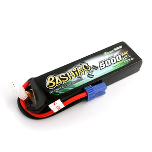 Gens Ace 5000mah 3S 11.1v 60C Lipo Battery Pack with EC5 Plug-Bashing Series 135x43x25mm 337g