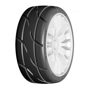 GRP 1/8 GT Rubber Tire Revo XM3 White