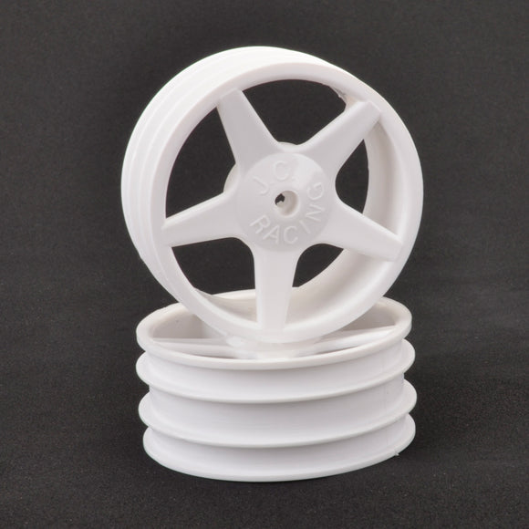 JC 5 Spoke 2.2 Front White Wheel XLS,PC - pr