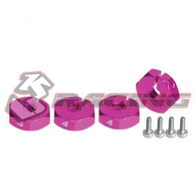 Aluminium 12mm wheel hex adaptor (4mm)