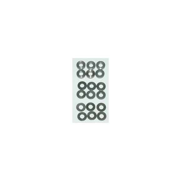 U3131 SPEED PACK Alloy Spacers - M3x7mm 0.5;1;2mm (pk18)