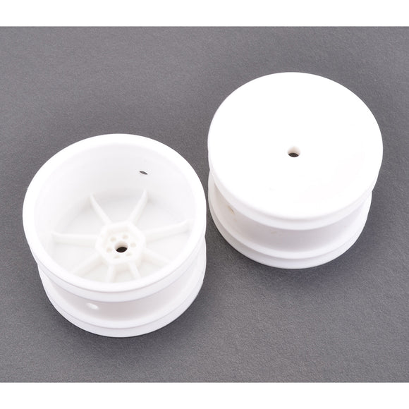 U4366 Wheel; Hex Rear - White - Off Road - pr