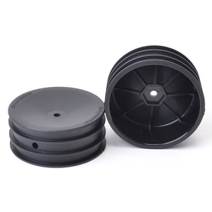 U4367 Wheel; Hex Front - Black - 2wd - pr