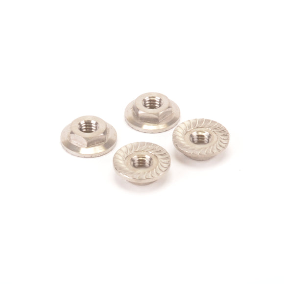 U7400 Titanium Low Profile M4 Serrated Nut