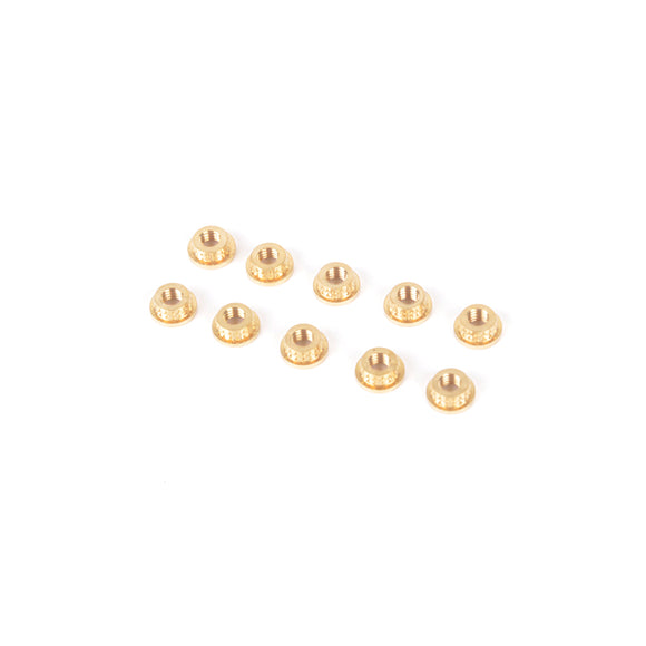 U7689 M3 Brass Inserts - pk10